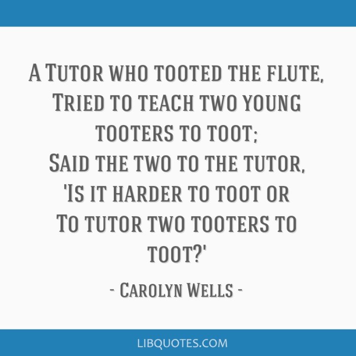 Tongue twisters twister tutor tooted flute getcourse debating