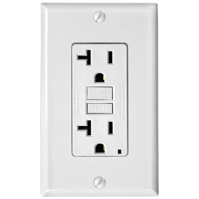 Gfci outlet for mobile home