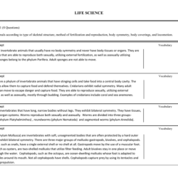 Chapter 8 biology the dynamics of life worksheet answers