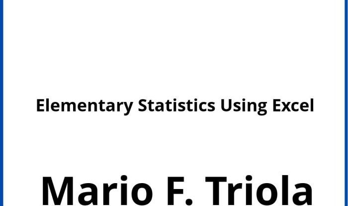 Elementary statistics 14th edition by mario f. triola